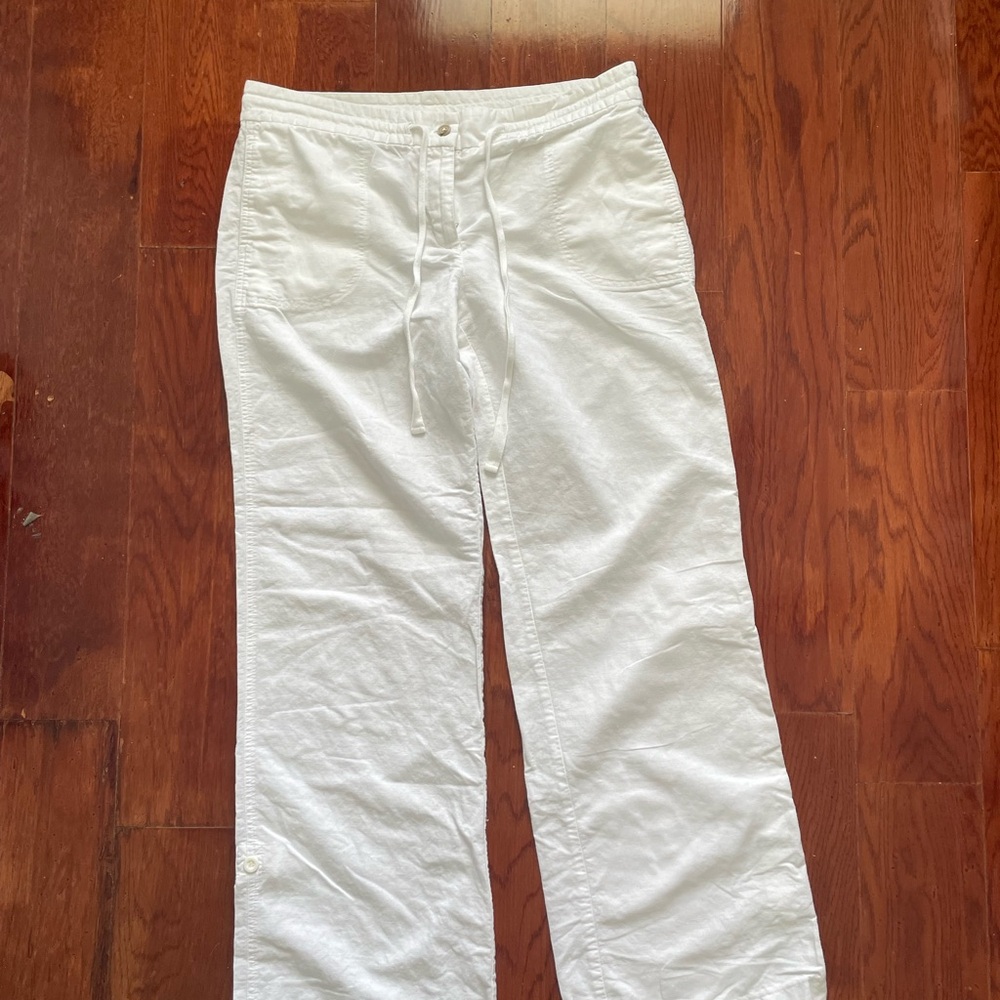 Urban Outfitters White Linen Top - Size 38